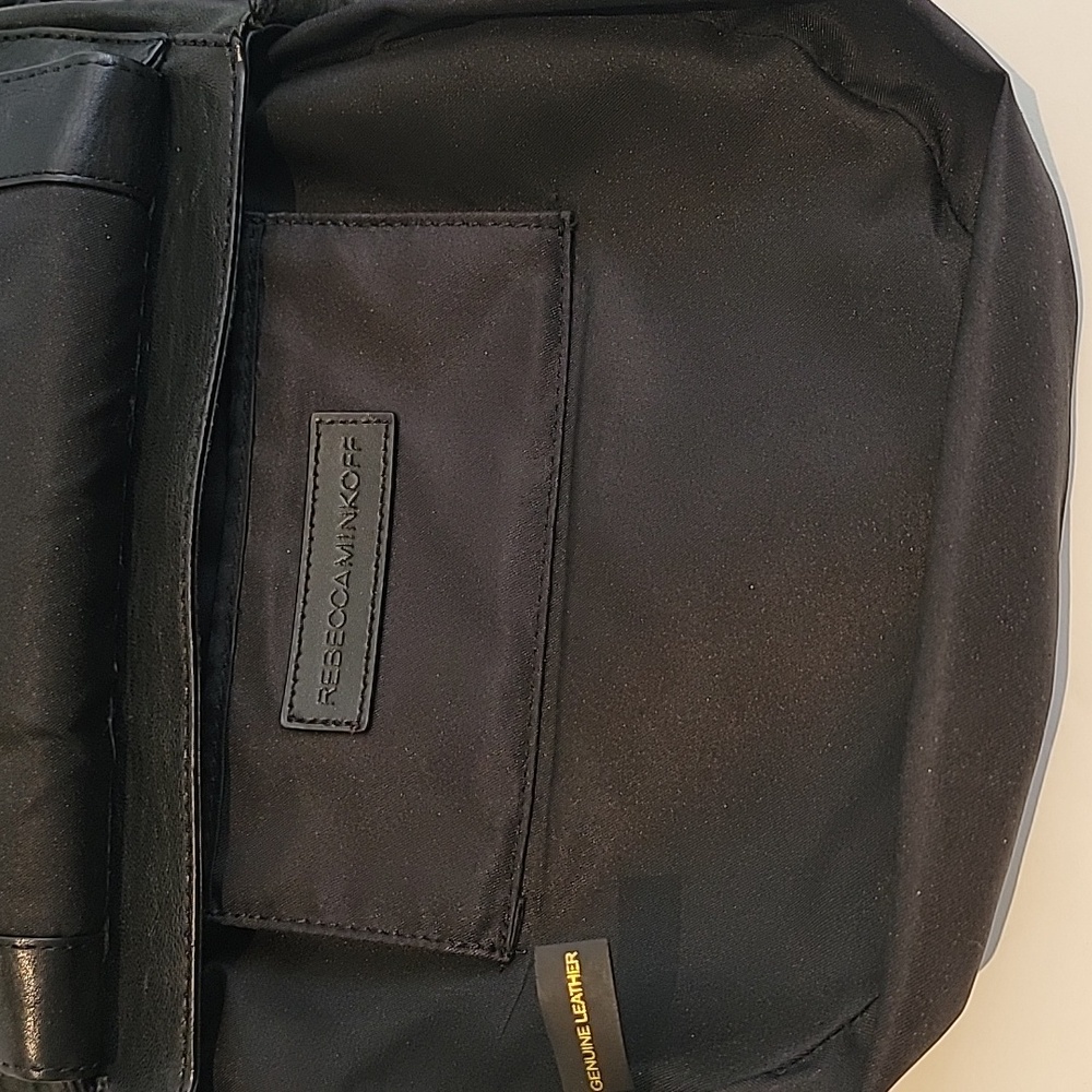 Black Studded Leather Crossbody Bag - Picture 6 of 13